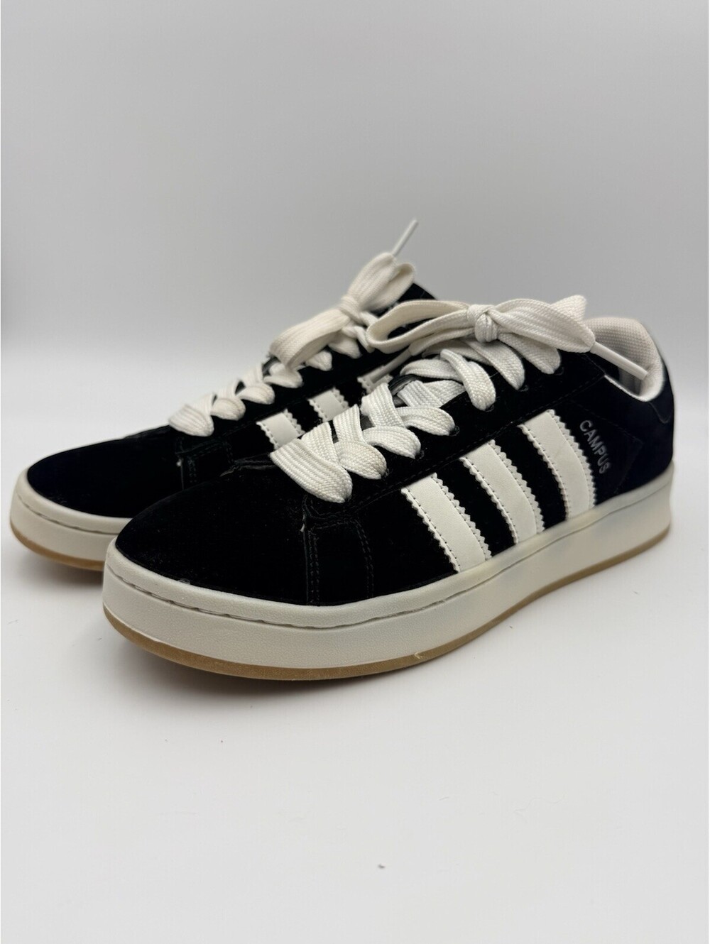 adidas Campus '00s Athletic Shoe - Core Black / Cloud White / Off White Womens 8
